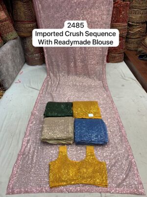 Imported Net Sequence Saree