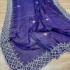 PURPLE FENDI SAREE