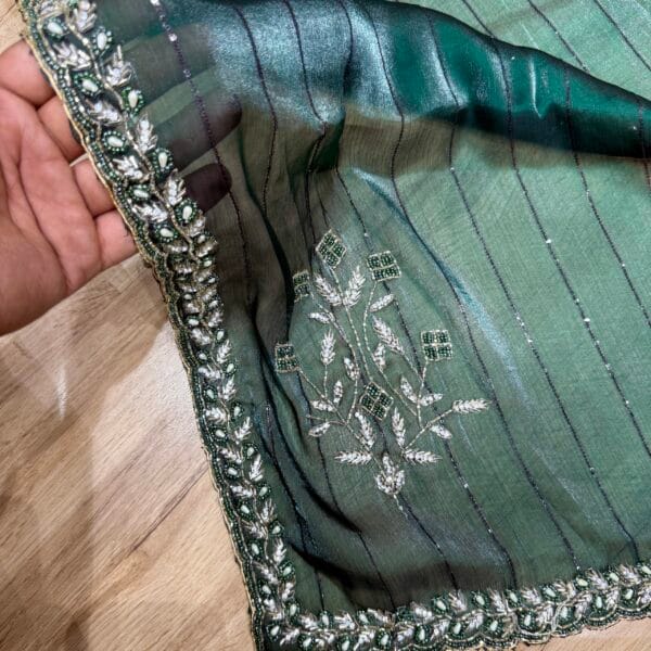 Jimmy Choo Sequin Handwork Saree
