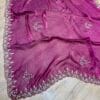 grape purple fendi saree