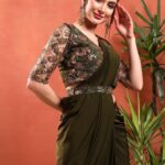 pre draped sarees